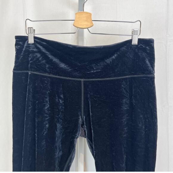ATHLETA Elation Velvet Tights Yoga Studio Soft Dark Blue Scuro Size 2X Plus - Picture 5 of 12
